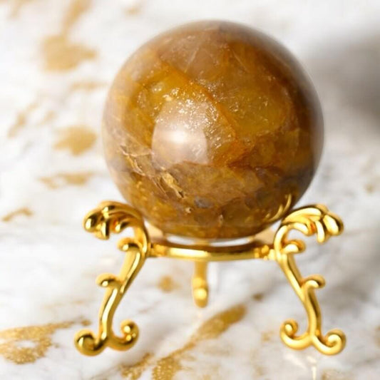 Golden Healer Quarz-Kugel – strahlender Stein für Heilung, innere Harmonie und positive Energie