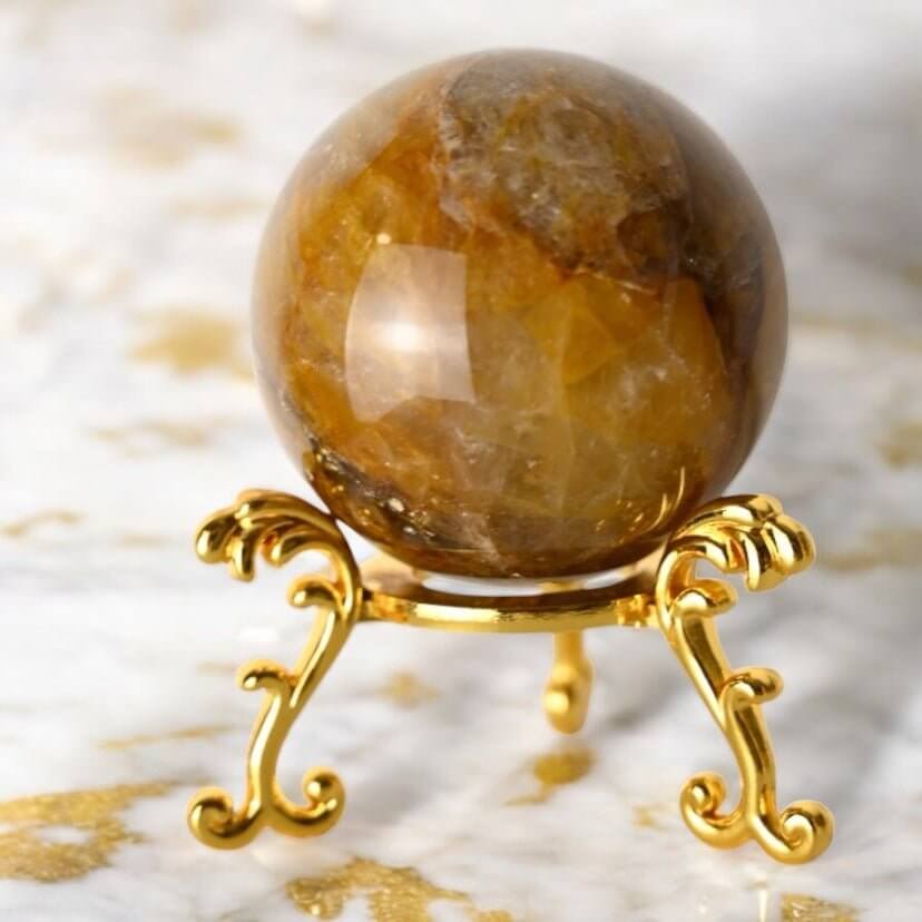 Golden Healer Quarz-Kugel – strahlender Stein für Heilung, innere Harmonie und positive Energie