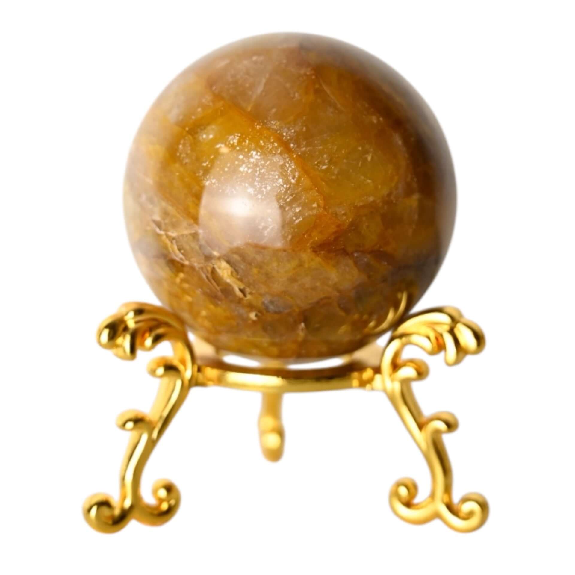 Golden Healer Quarz-Kugel – strahlender Stein für Heilung, innere Harmonie und positive Energie