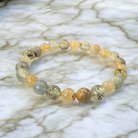 Kugelarmband aus hellgrünem Quarz – Natürliche Kraft für Balance und Wohlbefinden