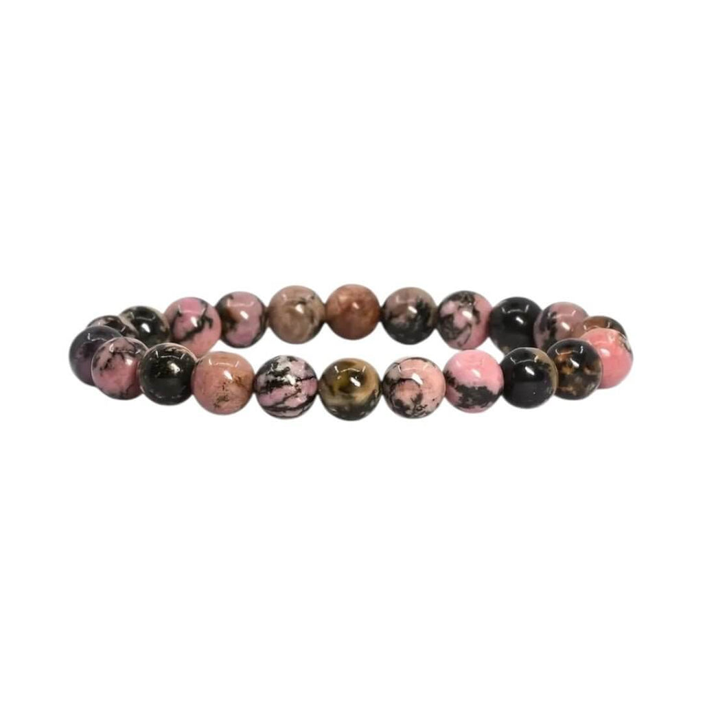 Rhodonit Kugelarmband – Sanfte Energie für Herzöffnung und emotionale Balance