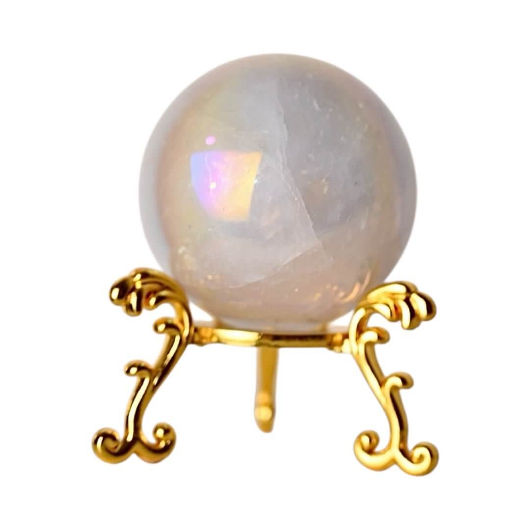 Aura Rosenquarz Kugel - Eine zauberhafte Begleiterin