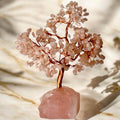 Rosenquarz Baum - Eleganter Rohstein