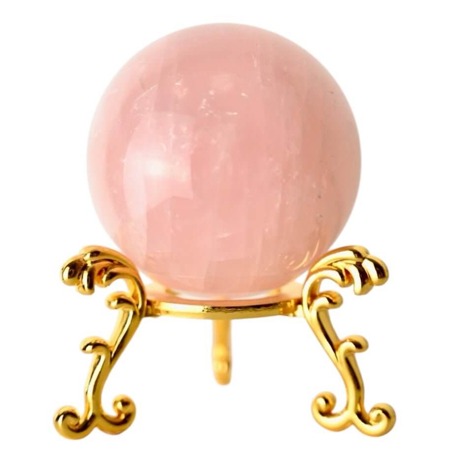 Rosenquarz Kugel – zarte rosa Schwingungen für Wohlbefinden