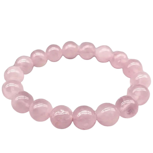 Rosenquarz Kugelarmband – Sanfte Energie für Herzöffnung und innere Harmonie