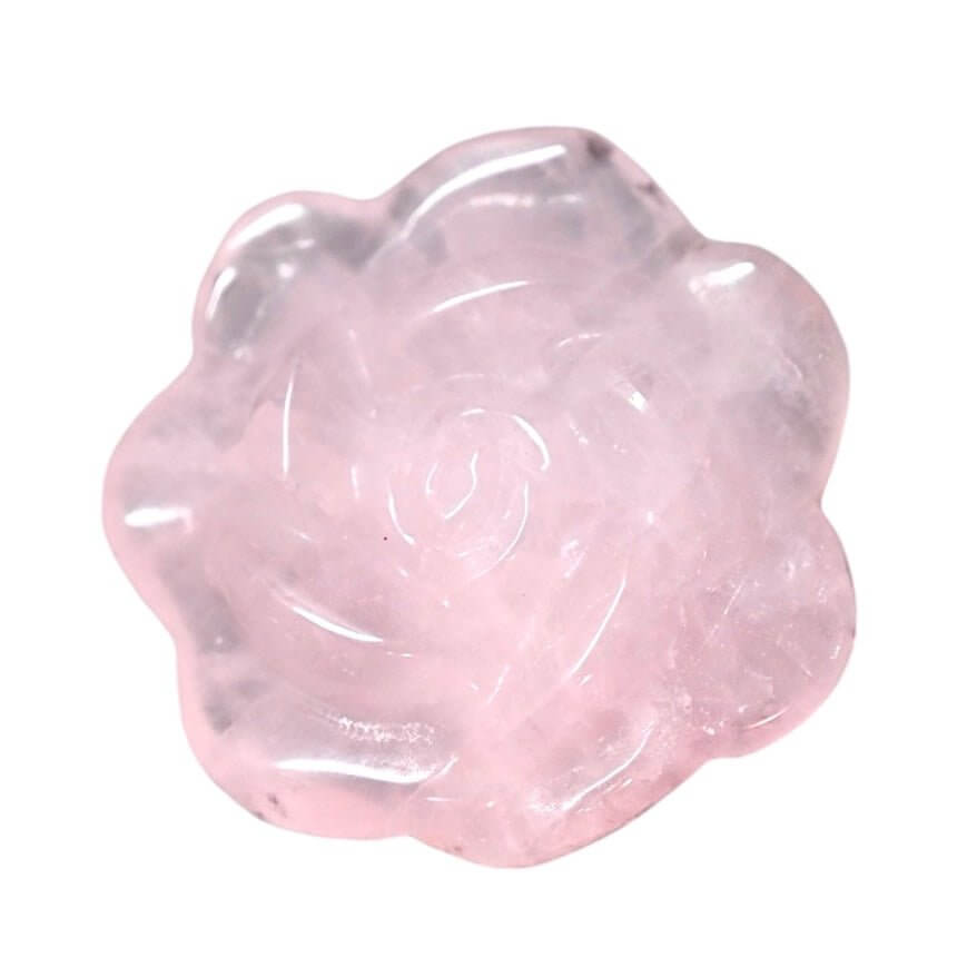 Rosenquarz Rose – Zartes Kristallobjekt voller Liebe und Harmonie