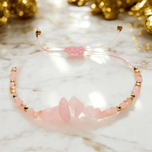 Rosenquarz Schutzarmband – Natürliche Kraftquelle