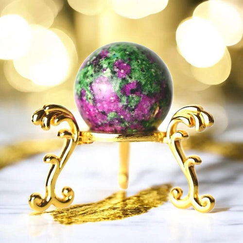 Rubin Zoisit Kugel Mini – Lebensfreude & Energie