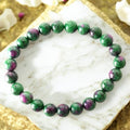 Rubin Zoisit Kugelarmband – Energie & Gelassenheit