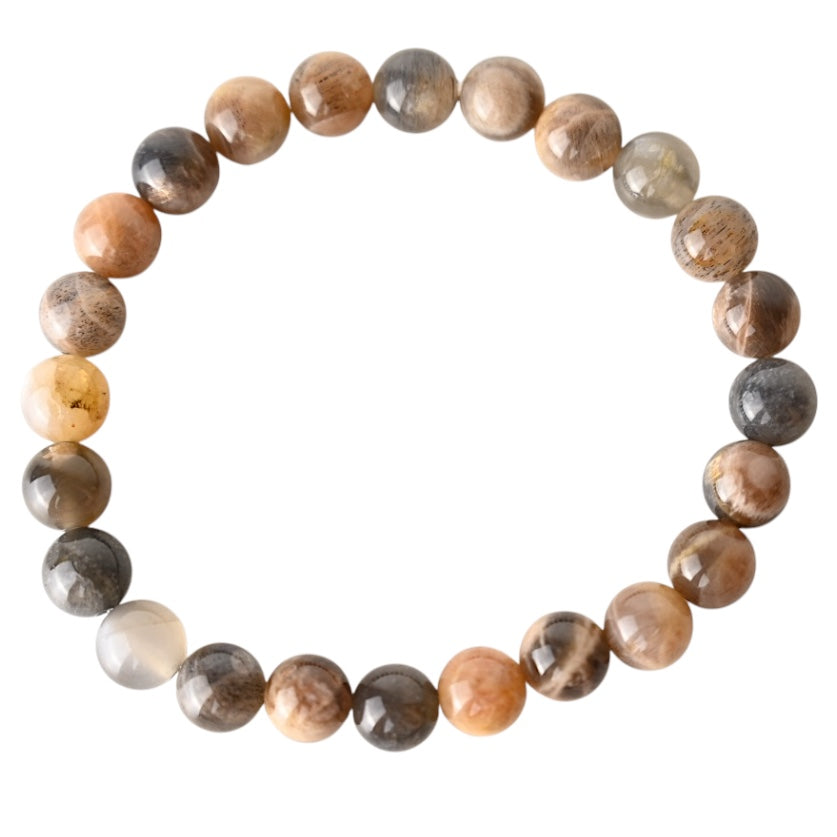 Schwarzer Mondstein Armband