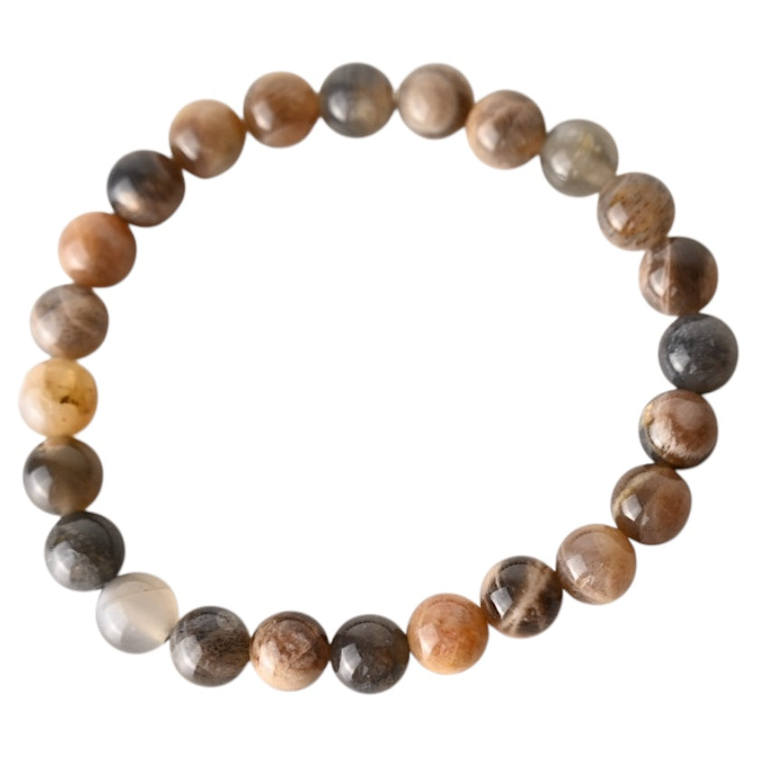 Schwarzer Mondstein Armband