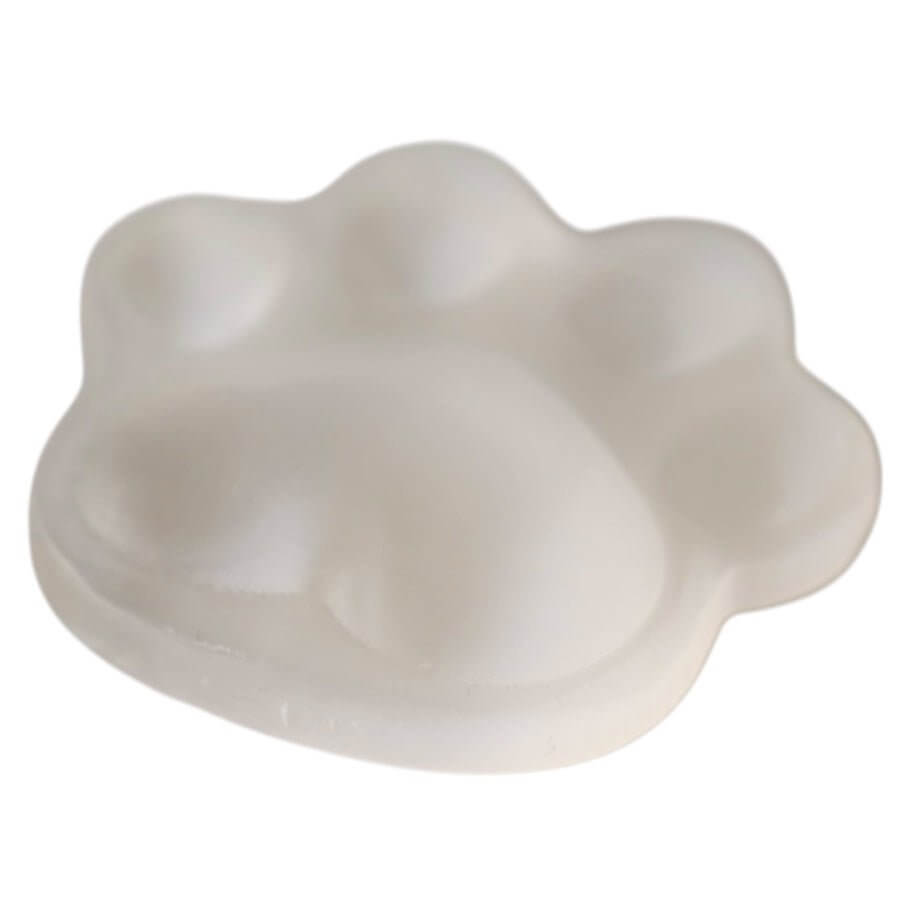 Sanfte Pfote aus Selenit – Kristallobjekt für Harmonie und Ausgeglichenheit