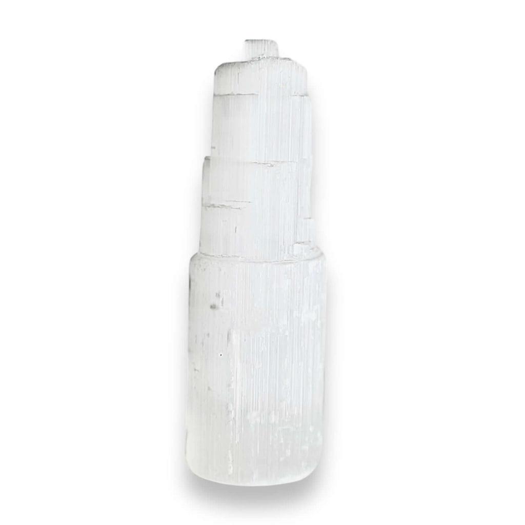 Selenit Turm – kraftvolles Naturstück für positive Atmosphäre