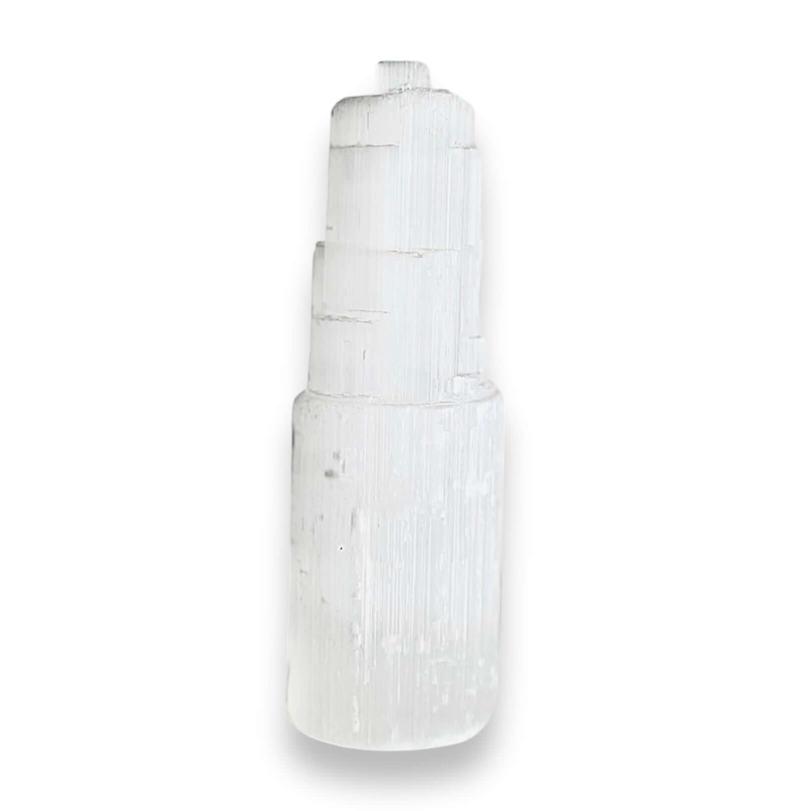 Selenit Turm – kraftvolles Naturstück für positive Atmosphäre