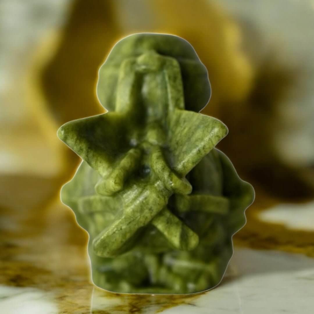 Turtle Ninja aus Serpentin Sai