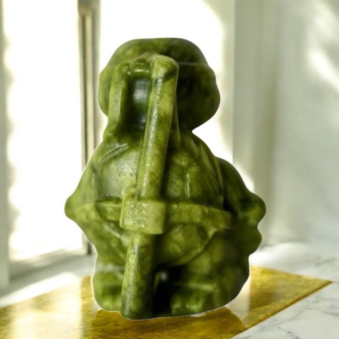 Turtle Ninja aus Serpentin Katana