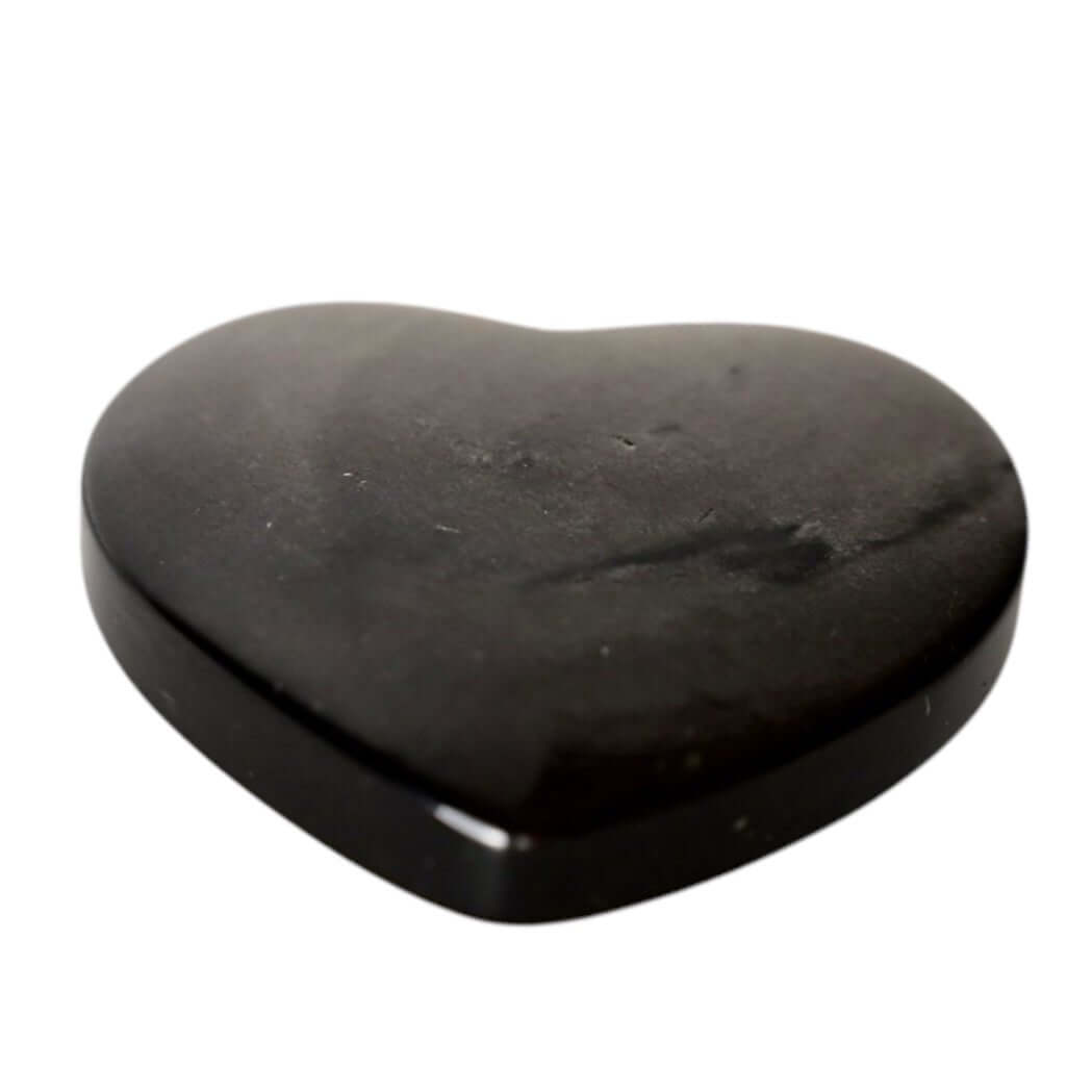 Silber Obsidian Herz – Schimmerndes Naturstück