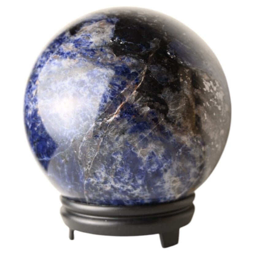 Große Sodalit-Kugel – kraftvolle Energie für Klarheit, Intuition und innere Ruhe