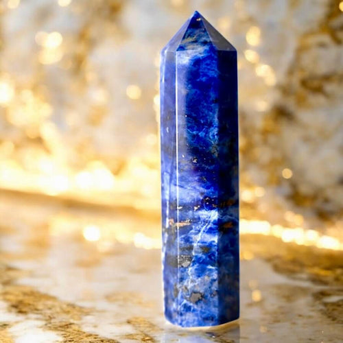 Sodalit Obelisk – kraftvolles Naturjuwel für Meditation und Achtsamkeit
