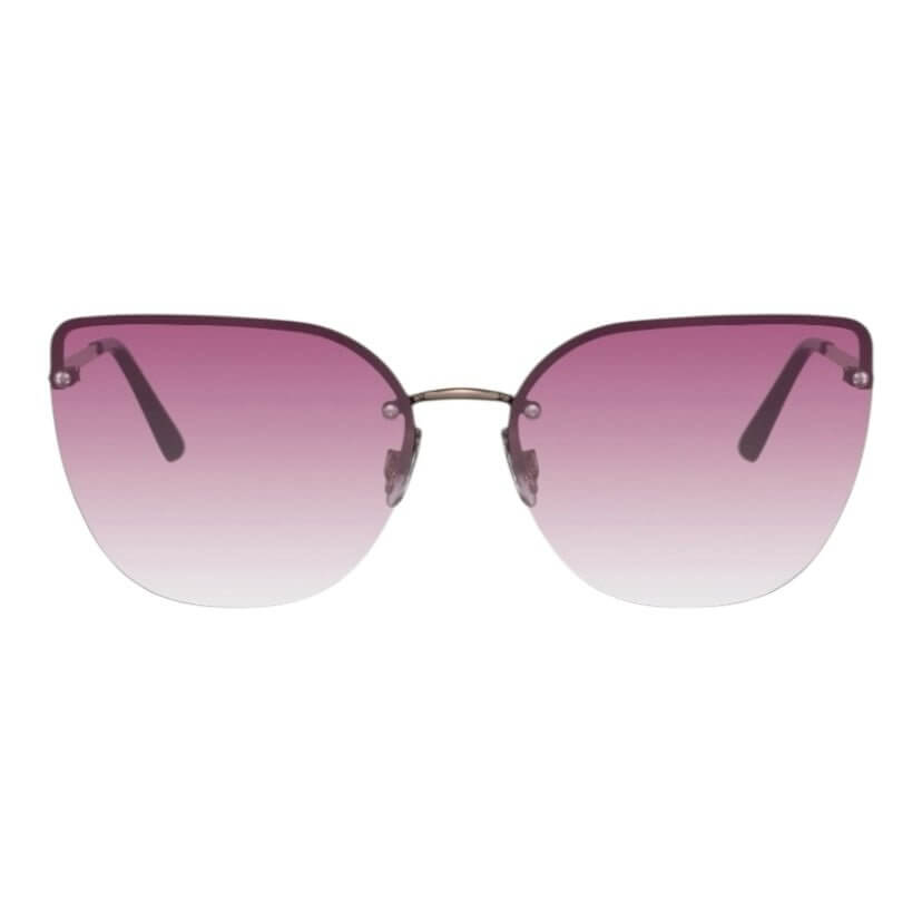 Auffällige Cateye Sonnenbrille in pink