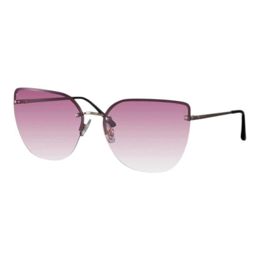 Auffällige Cateye Sonnenbrille in pink