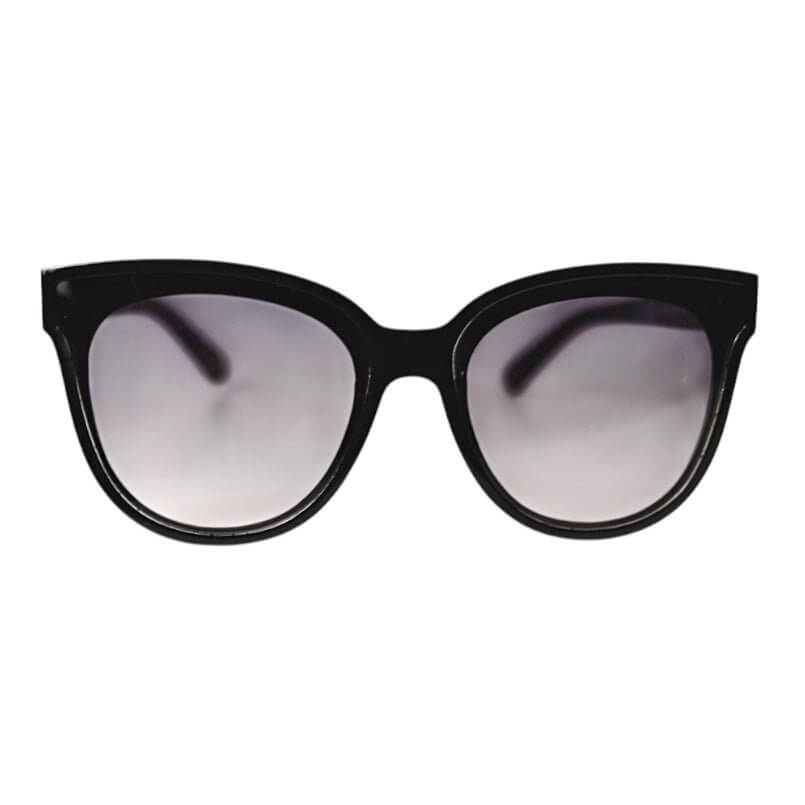 Schwarze Sonnenbrille mit glitzernder Fassung