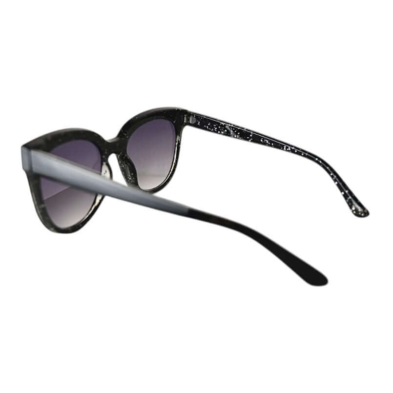Schwarze Sonnenbrille mit glitzernder Fassung