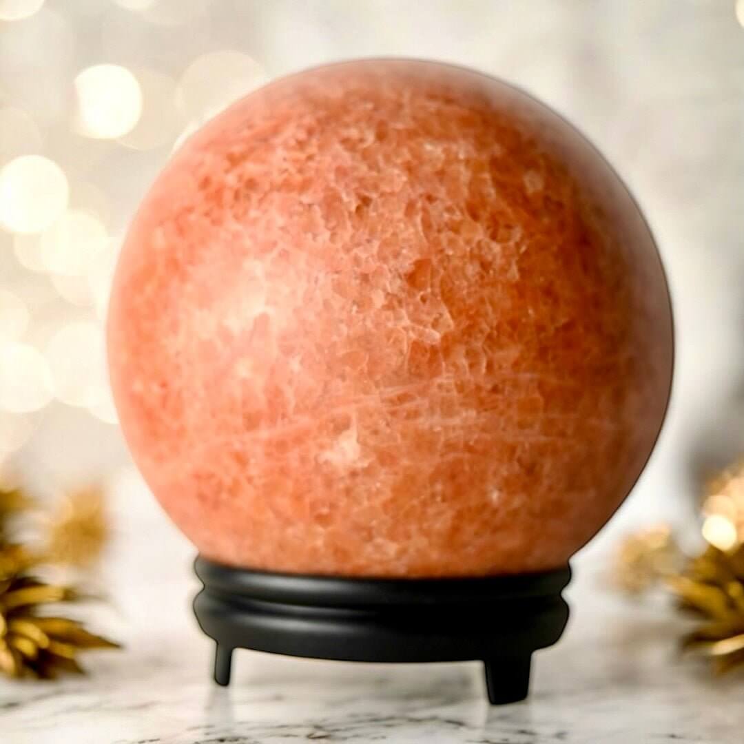 Große Sonnenstein Kugel - Sanfte Lebensfreude