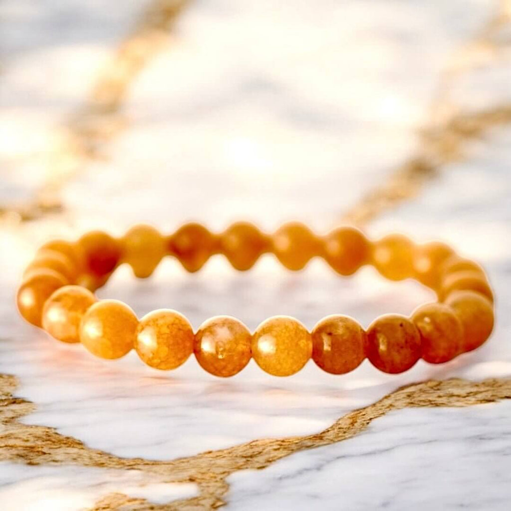 Sonnenstein Kugelarmband – Strahlende Energie für Optimismus und innere Stärke