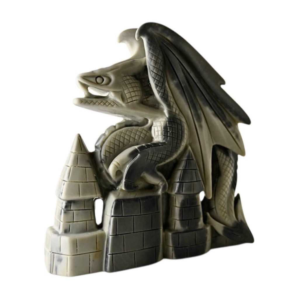 Großer Drache aus Tai-Chi-Stein – Faszinierendes Dekorationshighlight für Wohnräume