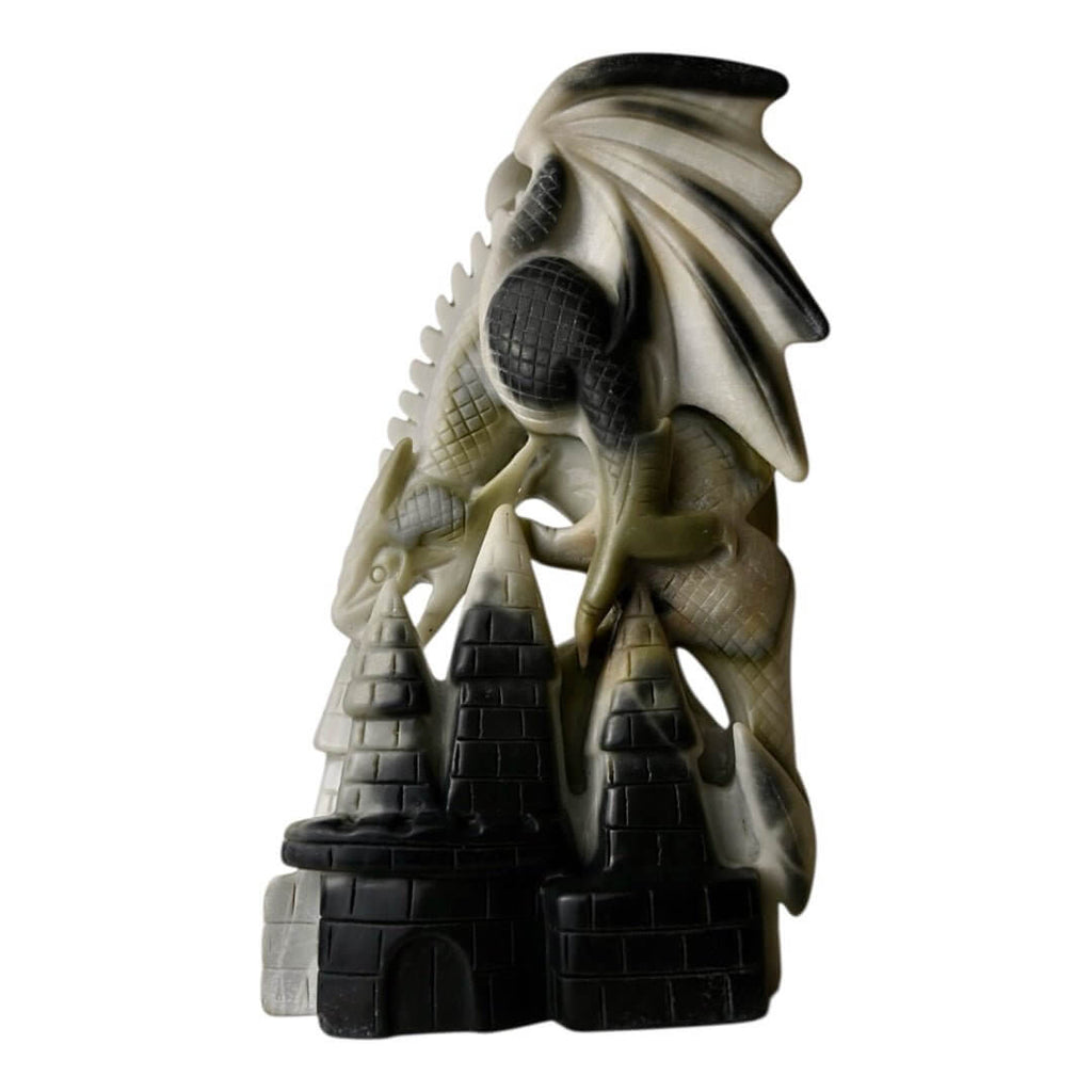 Großer Drache aus Tai-Chi-Stein – Dekoratives Highlight voller Kraft und Energie