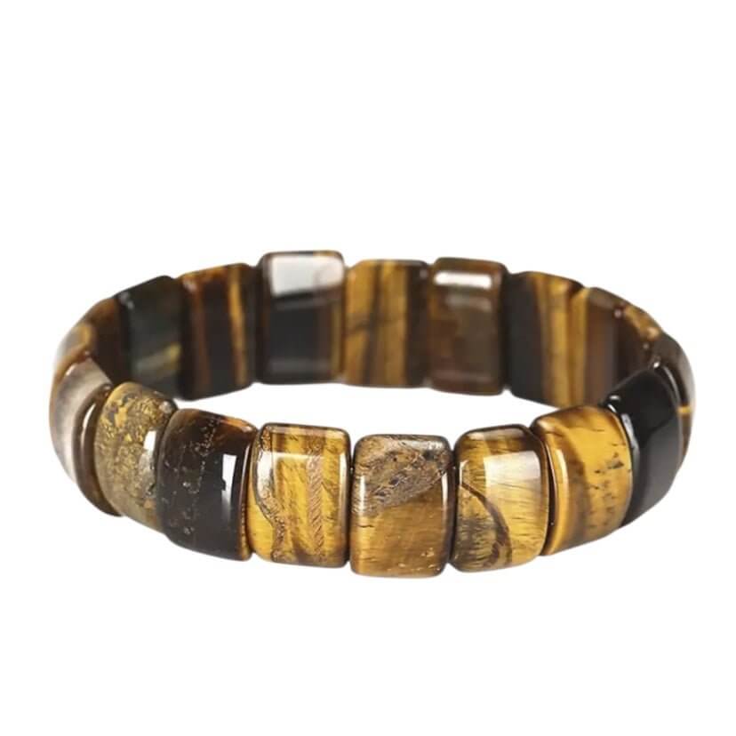 Rundes Tigerauge-Armband – Stilvolles Schmuckstück mit warmem, schimmerndem Farbton