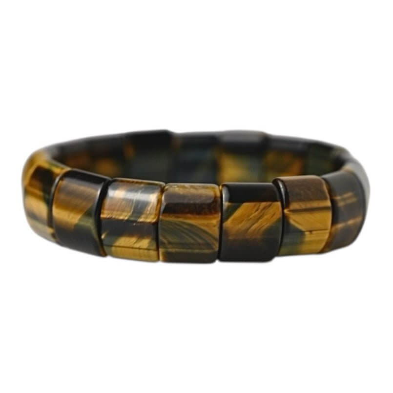 Rundes Tigerauge-Armband – Stilvolles Schmuckstück mit warmem, schimmerndem Farbton