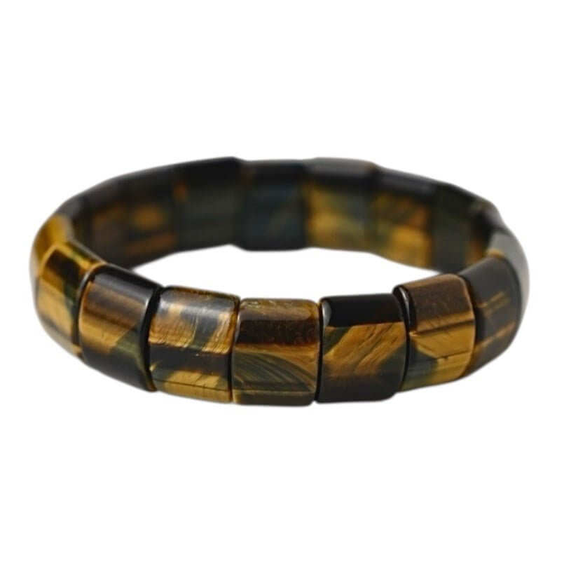 Rundes Tigerauge-Armband – Stilvolles Schmuckstück mit warmem, schimmerndem Farbton