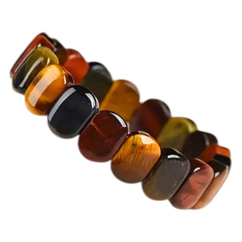 Dreifarbiges Armband mit Tigerauge – Stilvolles Schmuckstück für Selbstvertrauen und Balance