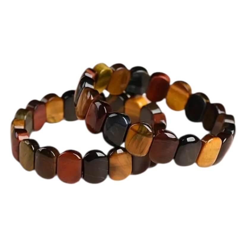 Dreifarbiges Armband mit Tigerauge – Stilvolles Schmuckstück für Selbstvertrauen und Balance