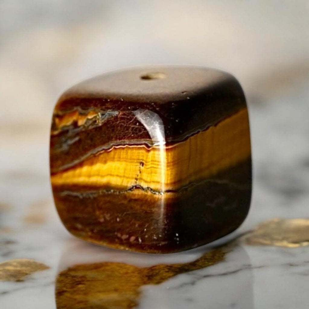 Duftstäbchenhalter aus Tigerauge – Nützliches Naturjuwel für elegante und sichere Anwendung