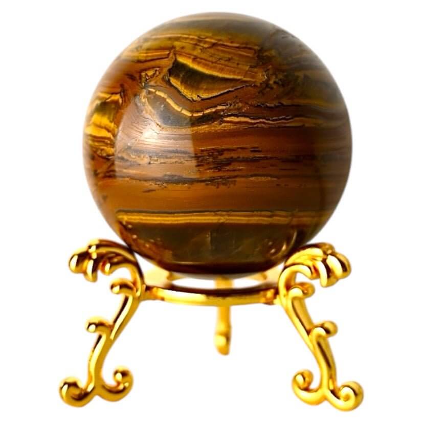 Tigerauge Edelstein Kugel – natürliche Kraftquelle für Selbstvertrauen