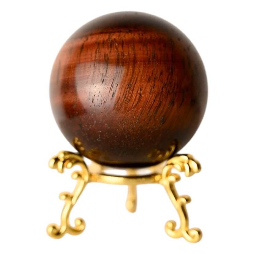 Rote Tigerauge Kugel – edle rote Schattierungen für Inspiration