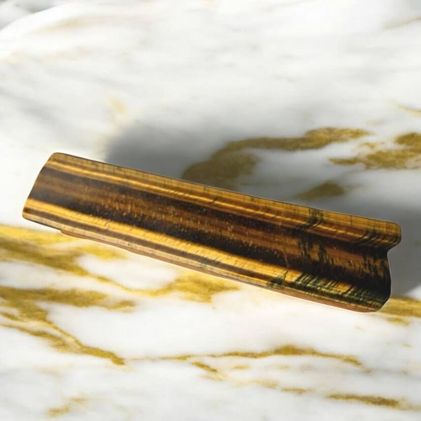 Tigerauge Scheibe – Faszinierendes Naturjuwel mit warmen Gold- und Brauntönen