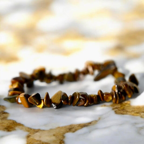 Tigerauge Splitter Armband - Erdung & Kraft