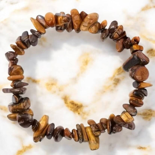 Tigerauge Splitter Armband - Erdung & Kraft