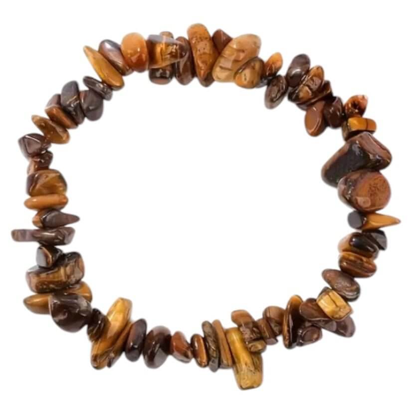 Armband aus Tigerauge-Splittern – Stilvolles Schmuckstück mit warmem, schimmerndem Farbspiel