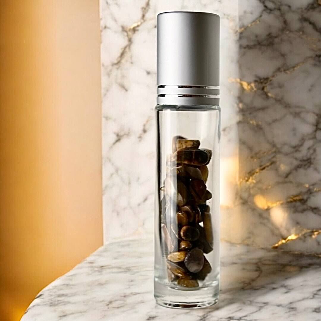 Ölroller Tigerauge – praktische Größe für die Handtasche