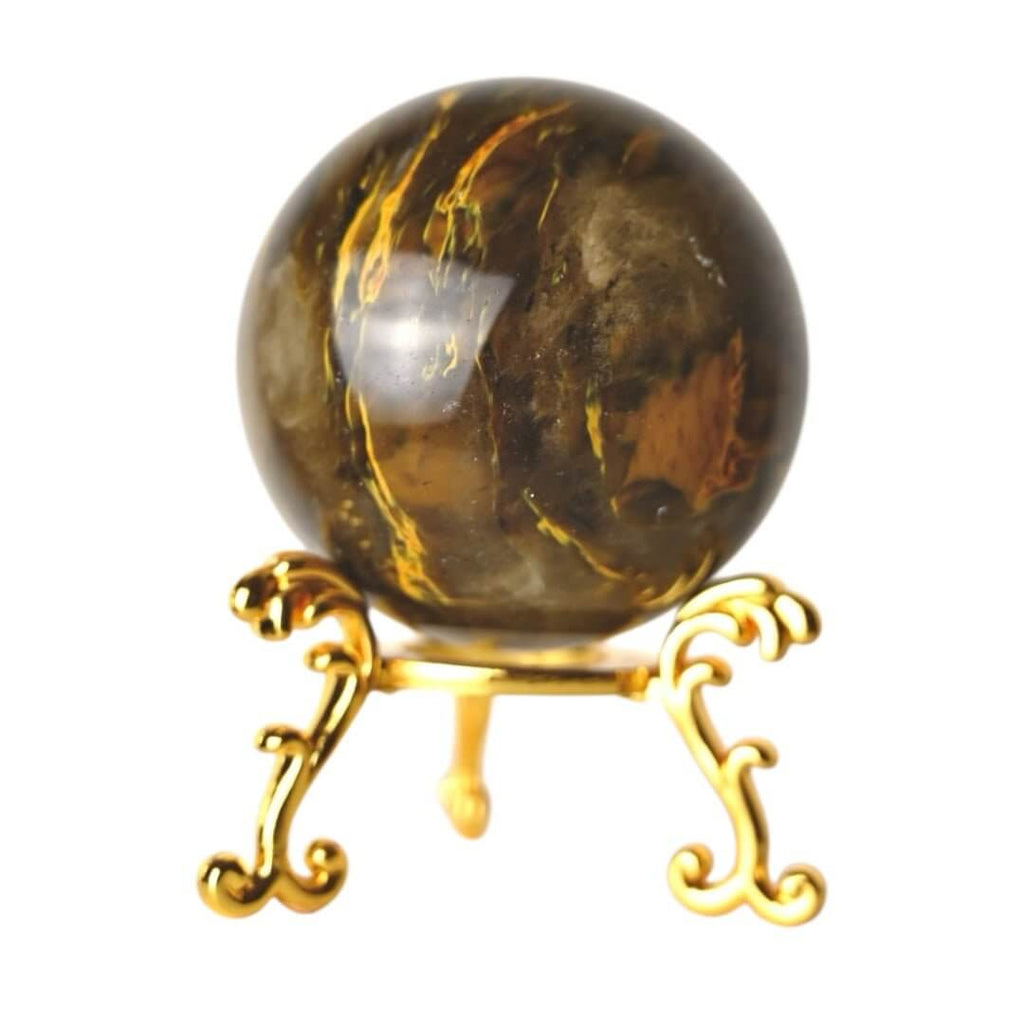 Tigerskin Quarz Obelisk – dekorativer Edelstein für Fokus und Ausgleich