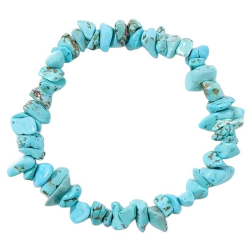 Türkis Splitterarmband – Natürliche Kraftquelle für Kommunikation und Balance