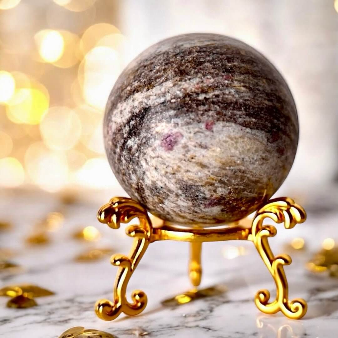 Rosa Turmalin Kugel – edles Farbspiel für Liebe und Gelassenheit