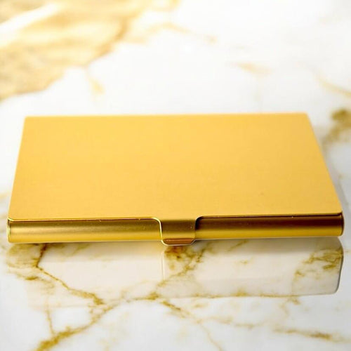 Visitenkartenetui Gold