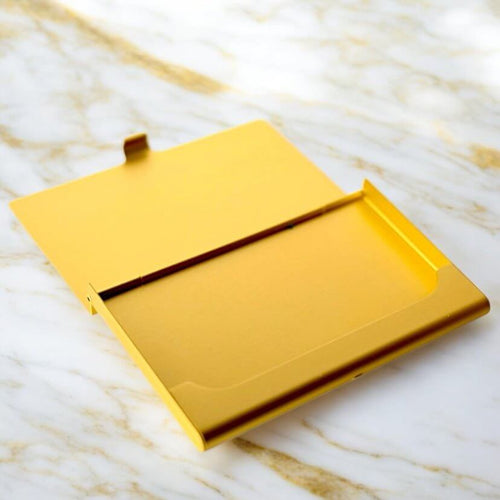 Visitenkartenetui Gold