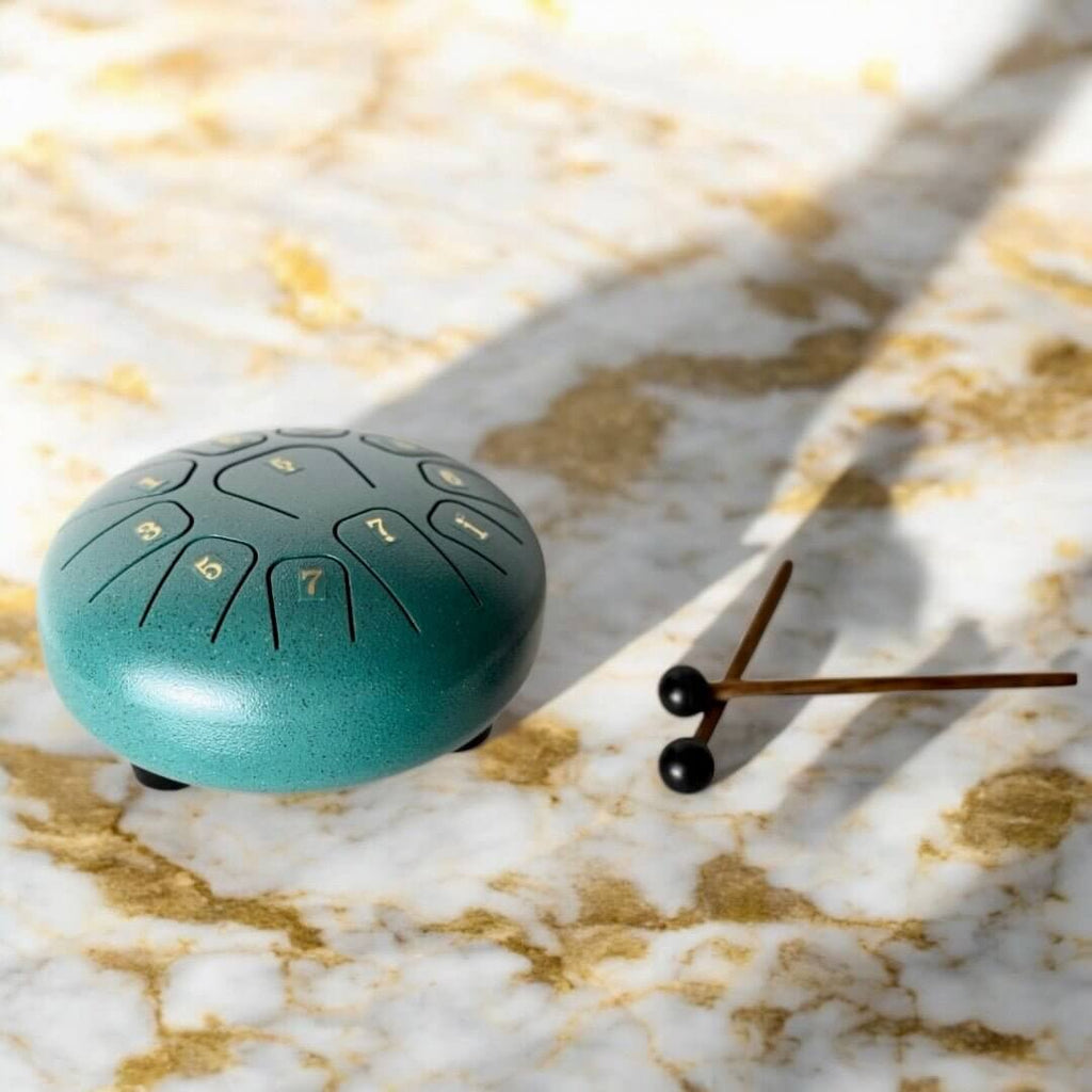 Türkise Zungentrommel – für meditative Klänge und Entspannung